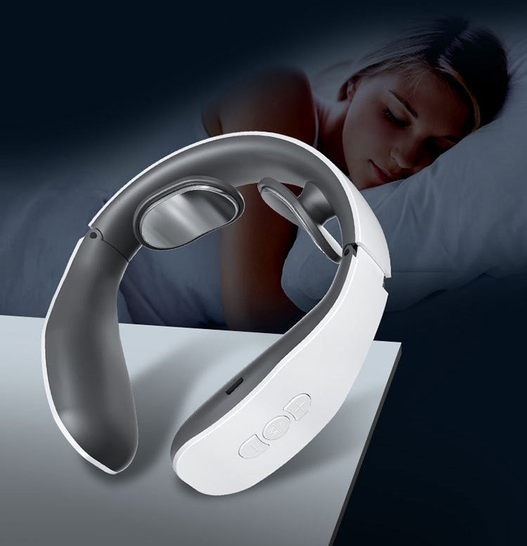 Massaggiatore Cervicale a Impulsi Elettromagnetici,Riscaldamento e Relax per Collo e Spalle