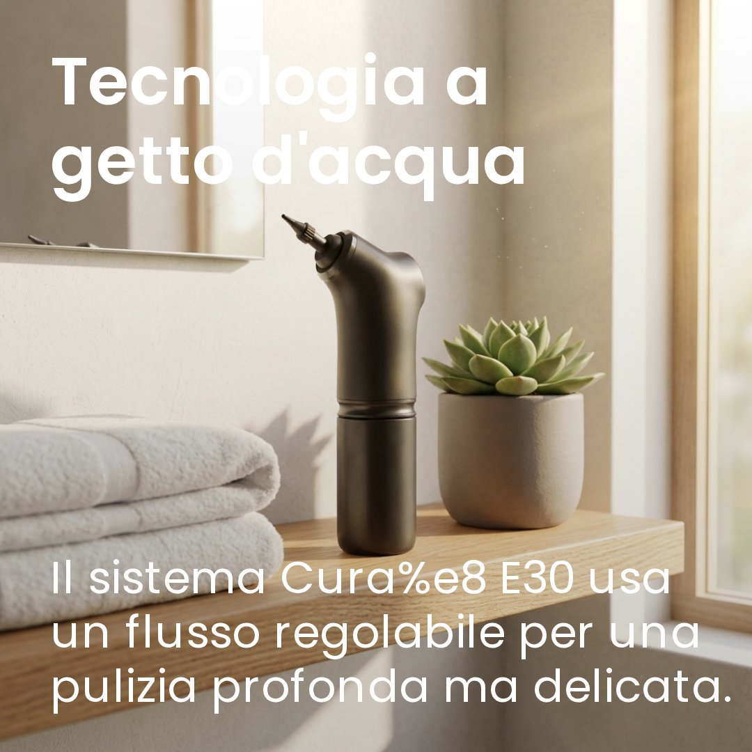 Nettoyant d'Oreilles Électrique E30, Élimination du Cérumen Sûre et Hydronettoyeur Auriculaire