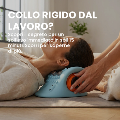 Masseur cervical à impulsions électromagnétiques, chauffage et relaxation pour le cou et les épaules